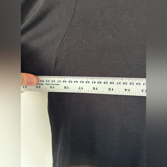 Os & Oakes Black Bamboo Tshirt Dress Medium - Picture 4 of 7